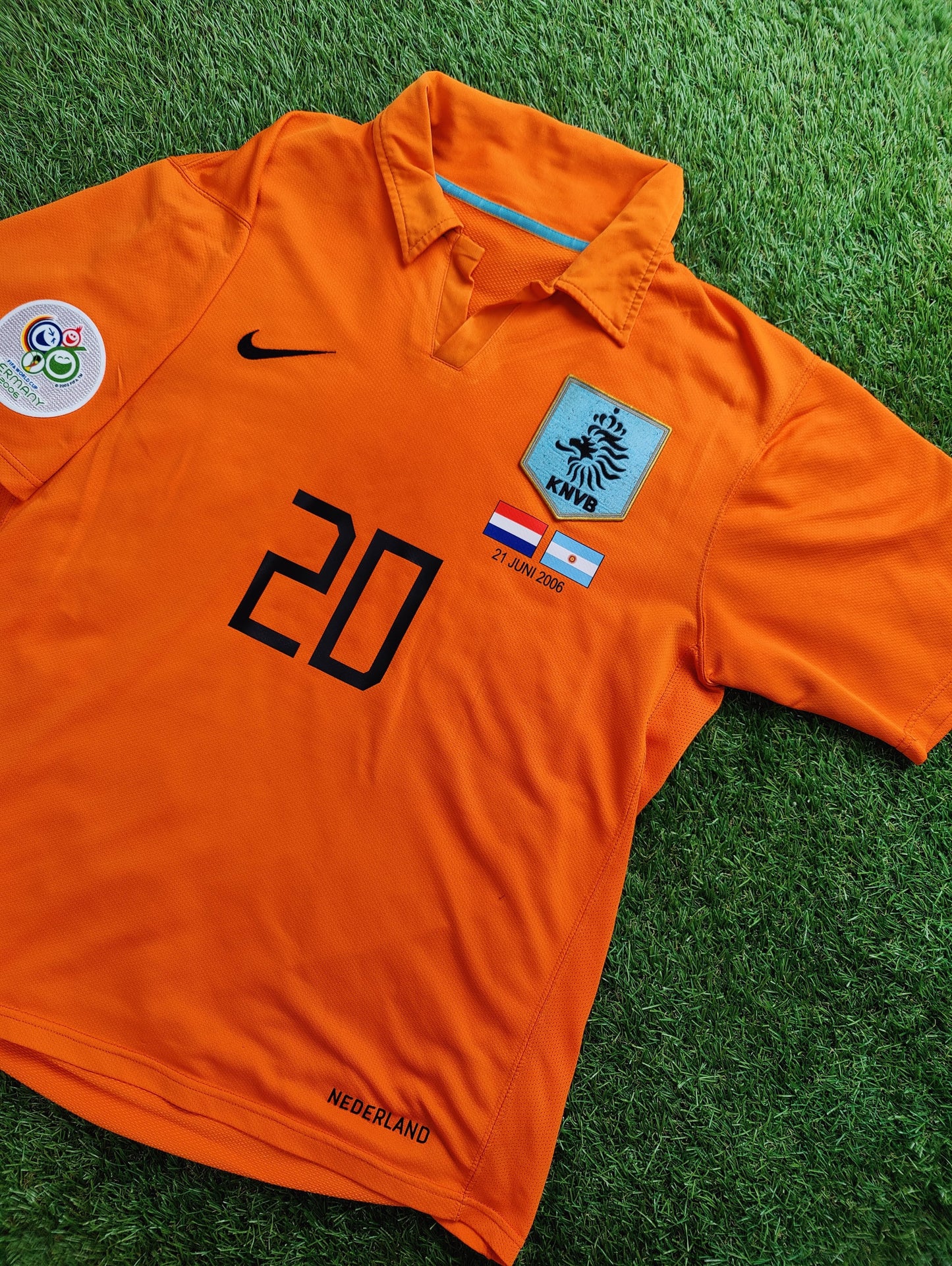 Wesley Sneijder Str. L Holland vs Argentina – 21 juni 2006 – (VM 2006)