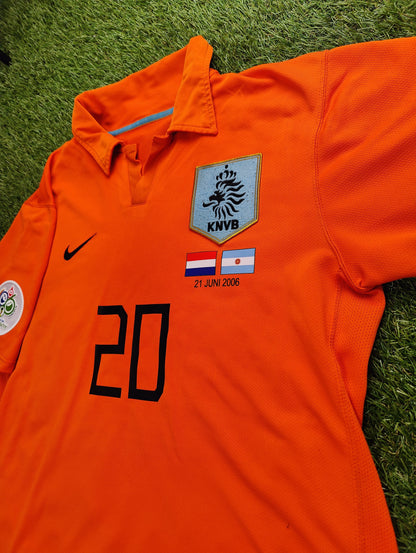 Wesley Sneijder Str. L Holland vs Argentina – 21 juni 2006 – (VM 2006)