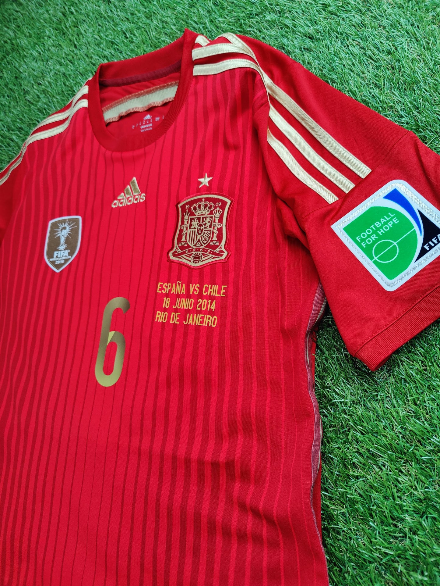 Andrés Iniesta Str. M Spanien vs Chile – 16. juni 2014 – (VM 2014)