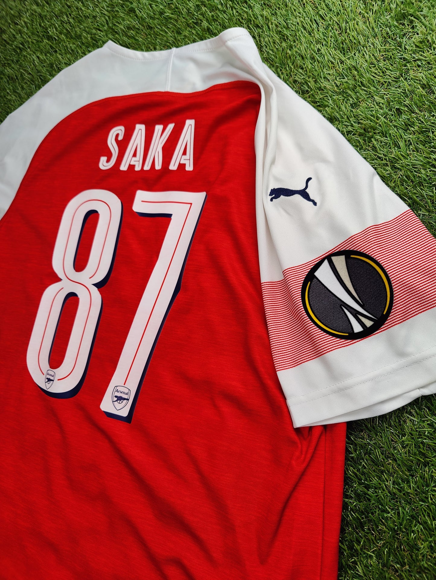 Bukayo Saka Str. L Arsenal Hjemmebanetrøje – (2018/19)