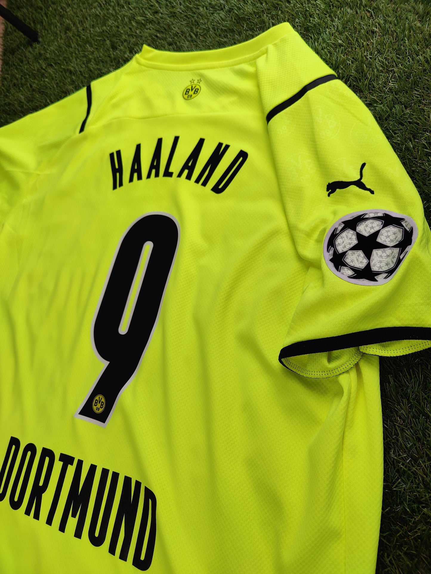 Erling Haaland Str. XL Borussia Dortmund 3. trøje – (2021/22)
