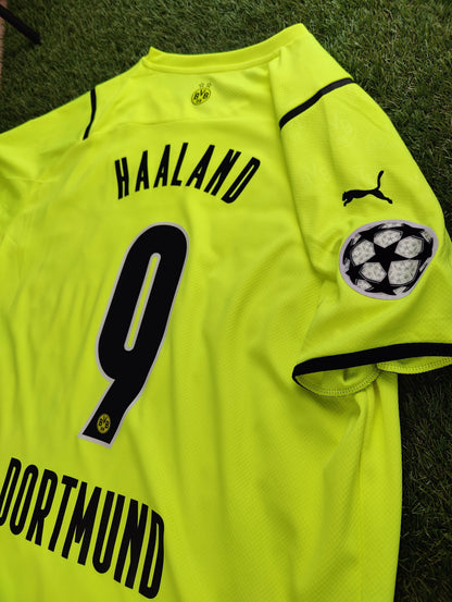 Erling Haaland Str. XL Borussia Dortmund 3. trøje – (2021/22)