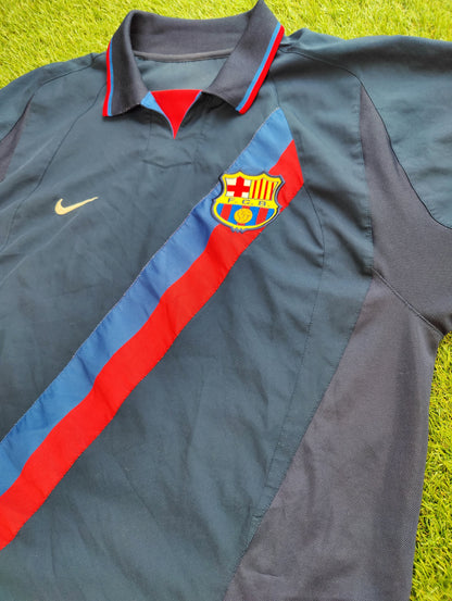 Ronaldinho Str. Large (L) FC Barcelona Udebanetrøje – (2002/03)