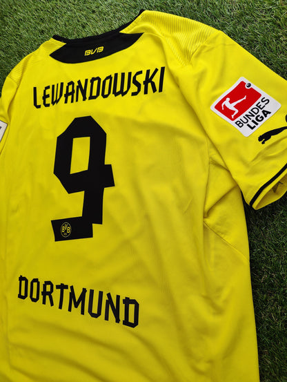 Robert Lewandowski Str. XL Borussia Dortmund Hjemmebanetrøje – (2013/14)