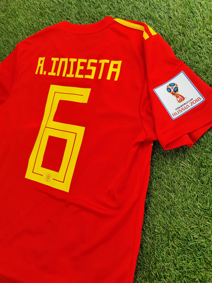 Andrés Iniesta Str. M Spanien vs Marokko – 25. juni 2018 – (VM 2018)