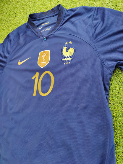 Kylian Mbappé Str. XL Frankrig Hjemmebanetrøje – (VM 2022)