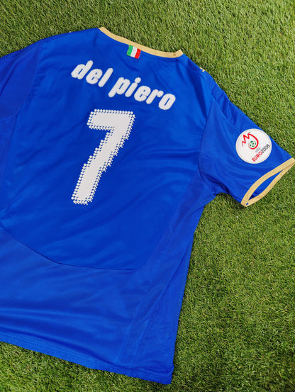 Alessandro Del Piero Str. L Italien Hjemmebanetrøje – (Euro 2008)