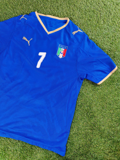 Alessandro Del Piero Str. L Italien Hjemmebanetrøje – (Euro 2008)
