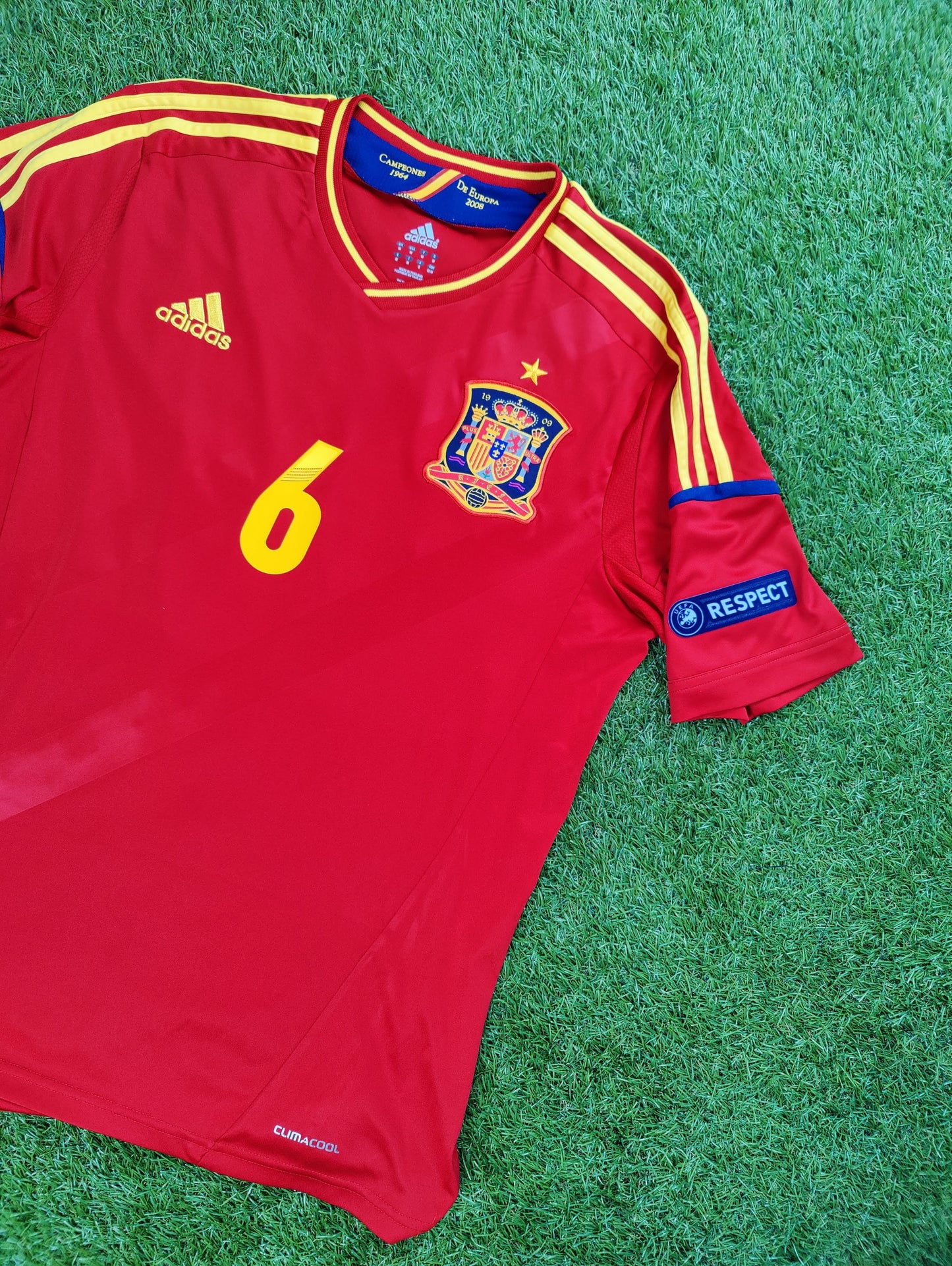 Andrés Iniesta Str. M Spanien Hjemmebanetrøje – (Euro 2012)
