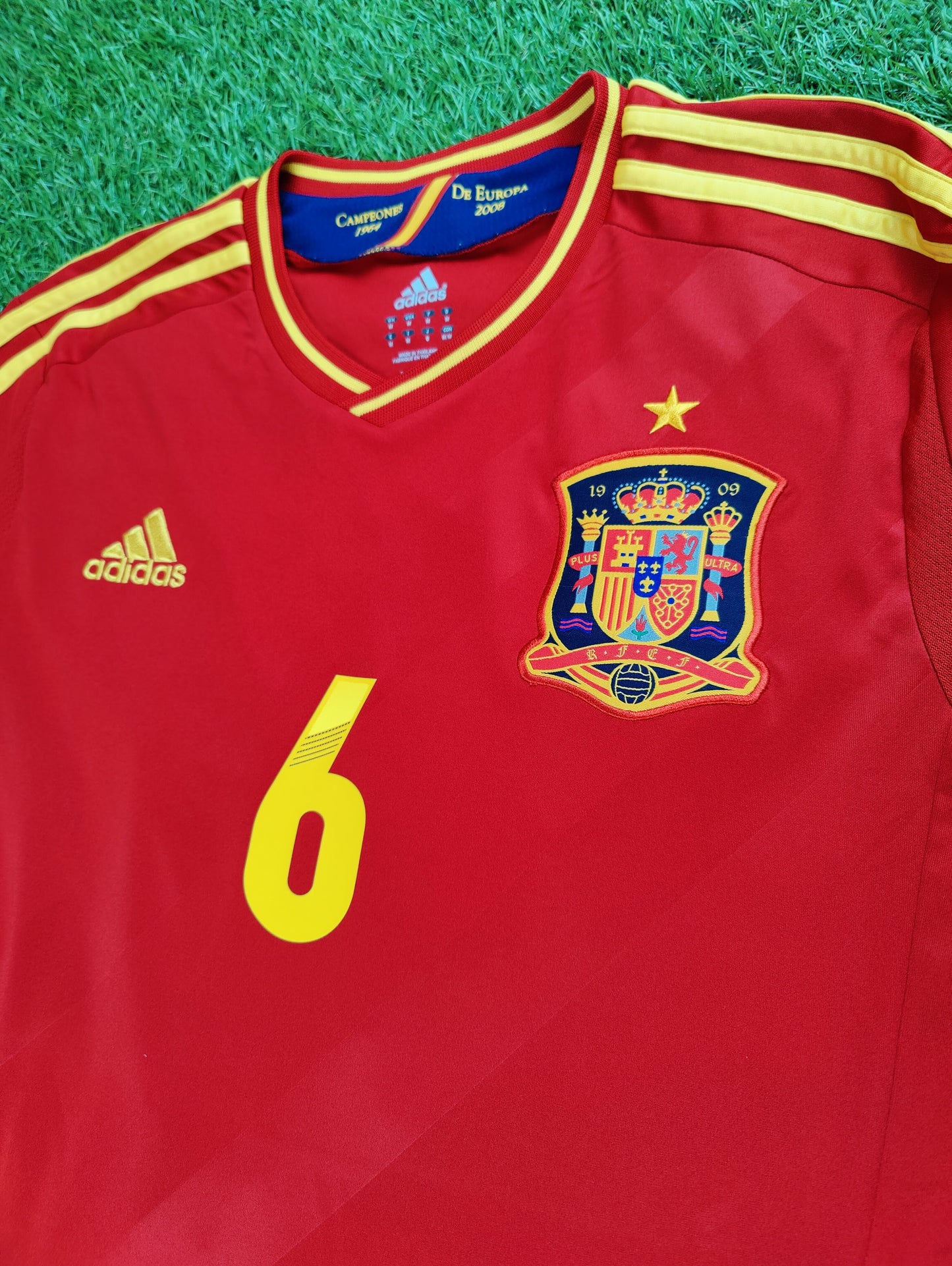 Andrés Iniesta Str. M Spanien Hjemmebanetrøje – (Euro 2012)