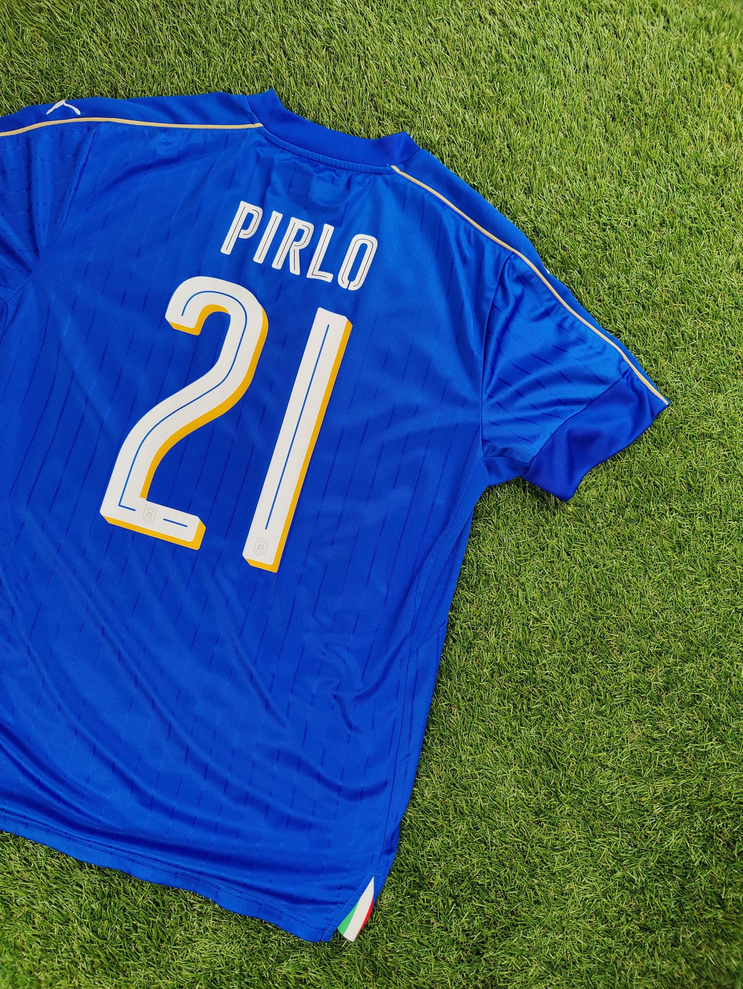 Andrea Pirlo Str. L Italien Hjemmebanetrøje – (2016)