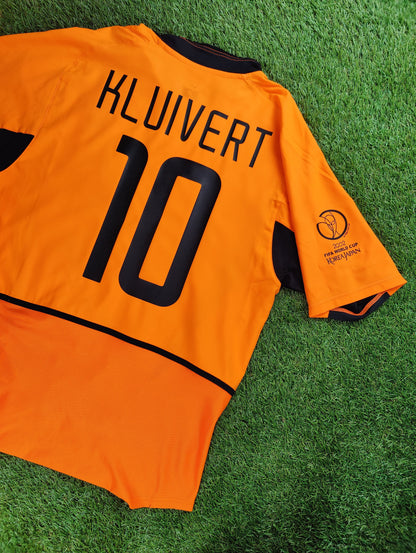 Patrick Kluivert Str. M Holland Hjemmebanetrøje – (VM 2002)