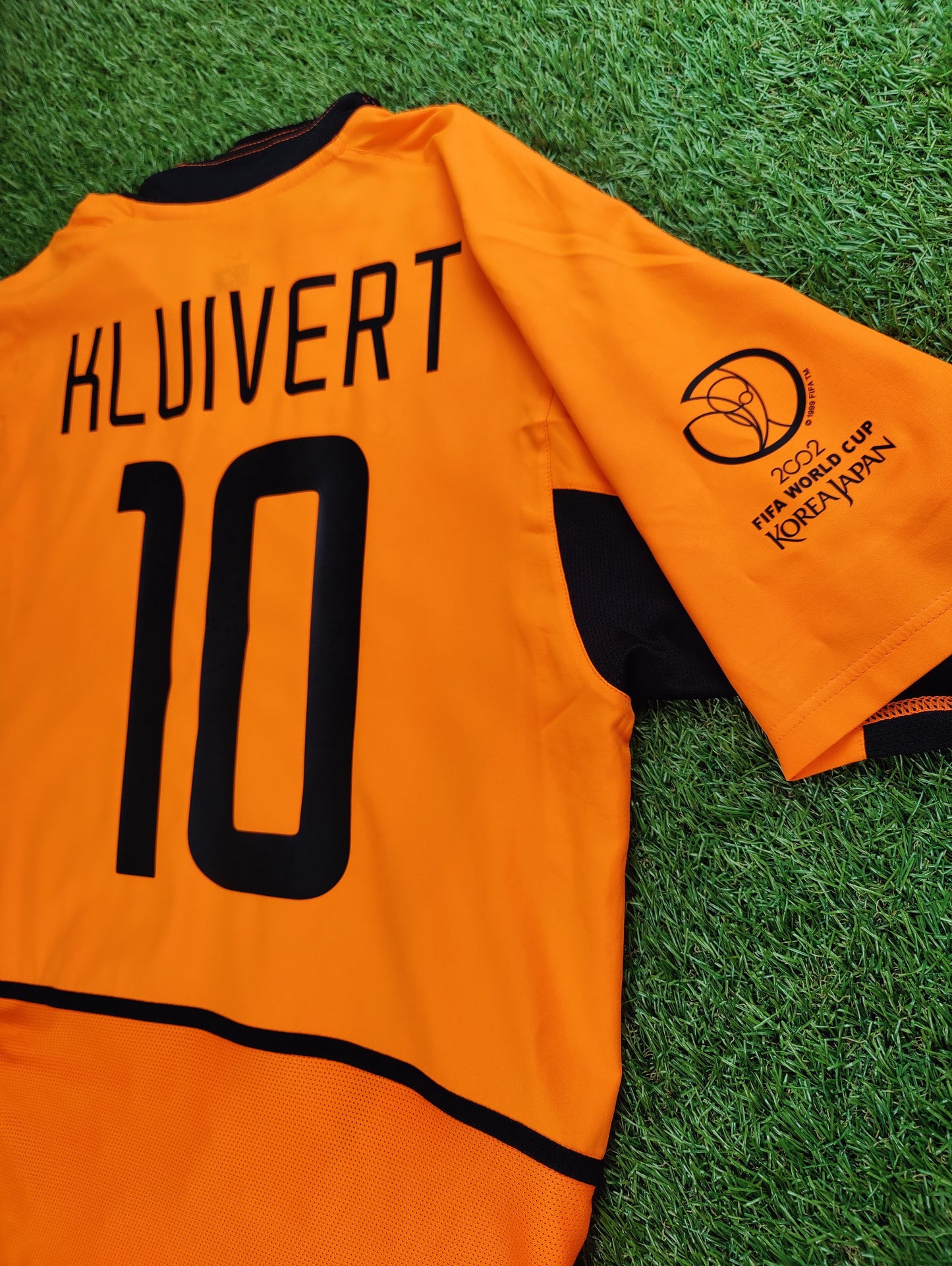 Patrick Kluivert Str. M Holland Hjemmebanetrøje – (VM 2002)