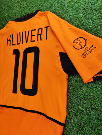 Patrick Kluivert Str. M Holland Hjemmebanetrøje – (VM 2002)