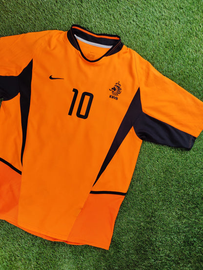 Patrick Kluivert Str. M Holland Hjemmebanetrøje – (VM 2002)