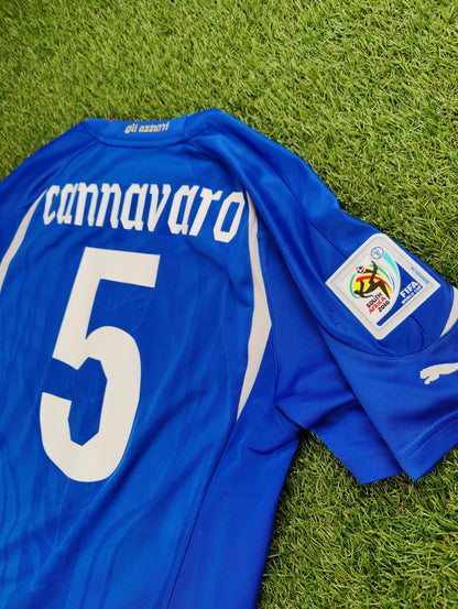 Fabio Cannavaro Str. M Italien Hjemmebanetrøje – (VM 2010)