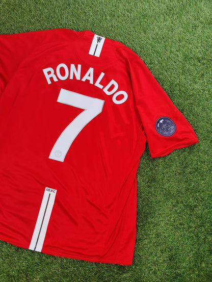 Cristiano Ronaldo Str. XL Manchester United Hjemmebanetrøje – (2008/09)