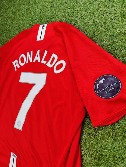 Cristiano Ronaldo Str. XL Manchester United Hjemmebanetrøje – (2008/09)