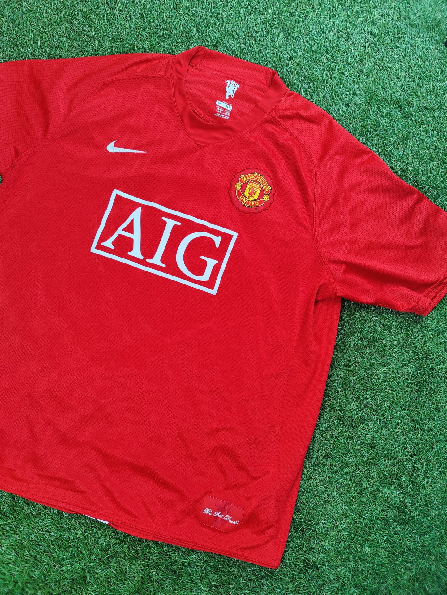 Cristiano Ronaldo Str. XL Manchester United Hjemmebanetrøje – (2008/09)