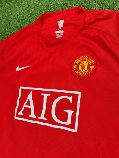 Cristiano Ronaldo Str. XL Manchester United Hjemmebanetrøje – (2008/09)