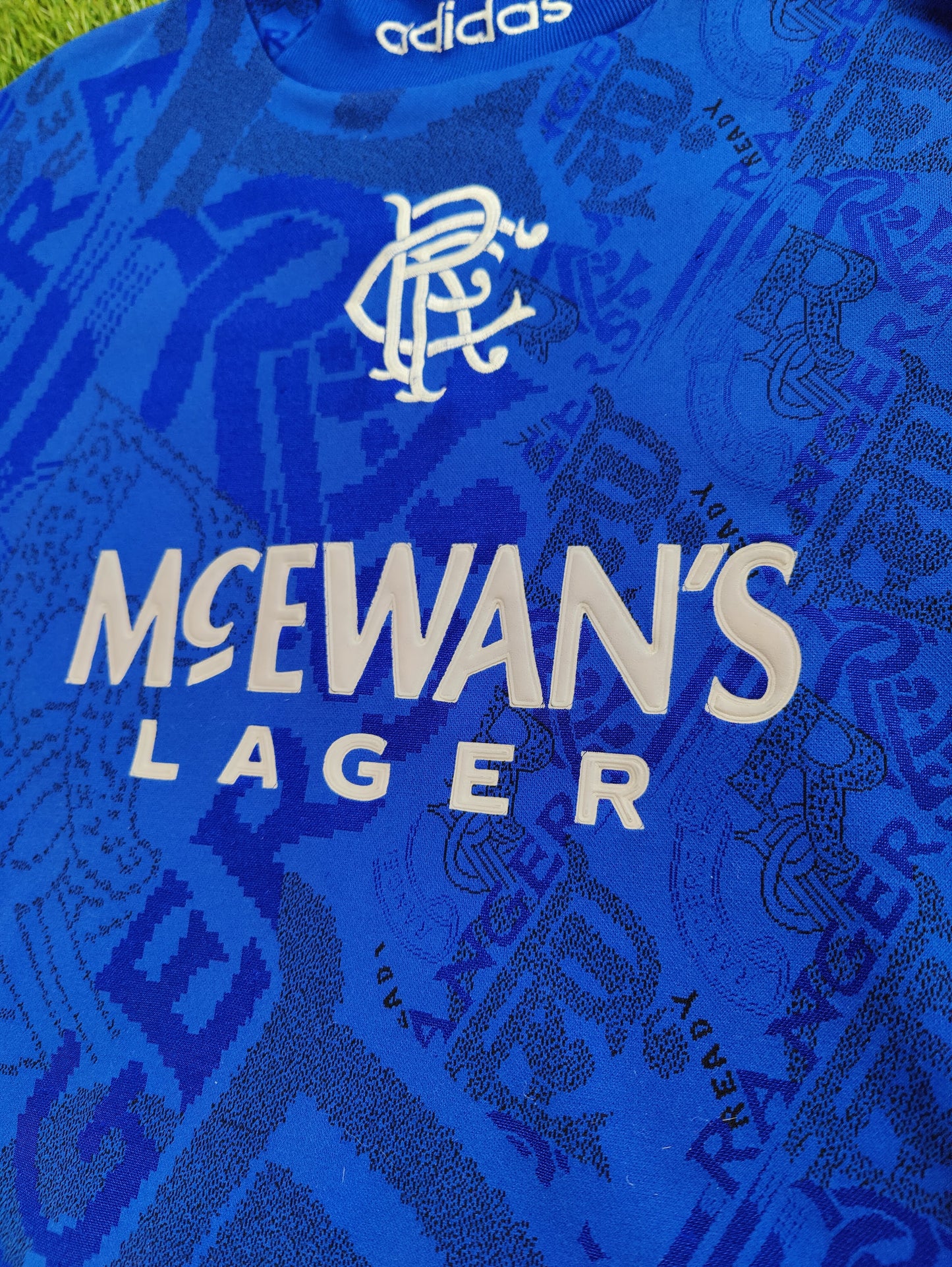 Brian Laudrup Str. M Rangers Hjemmebanetrøje – (1994/96)