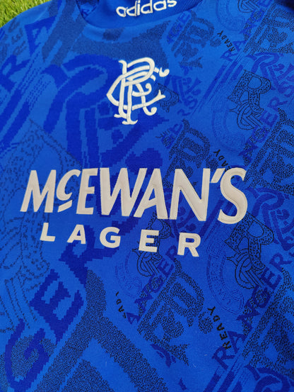 Brian Laudrup Str. M Rangers Hjemmebanetrøje – (1994/96)