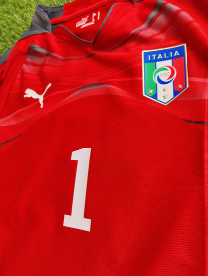 Gianluigi Buffon Str. M Italien Målmandstrøje – (VM 2010)