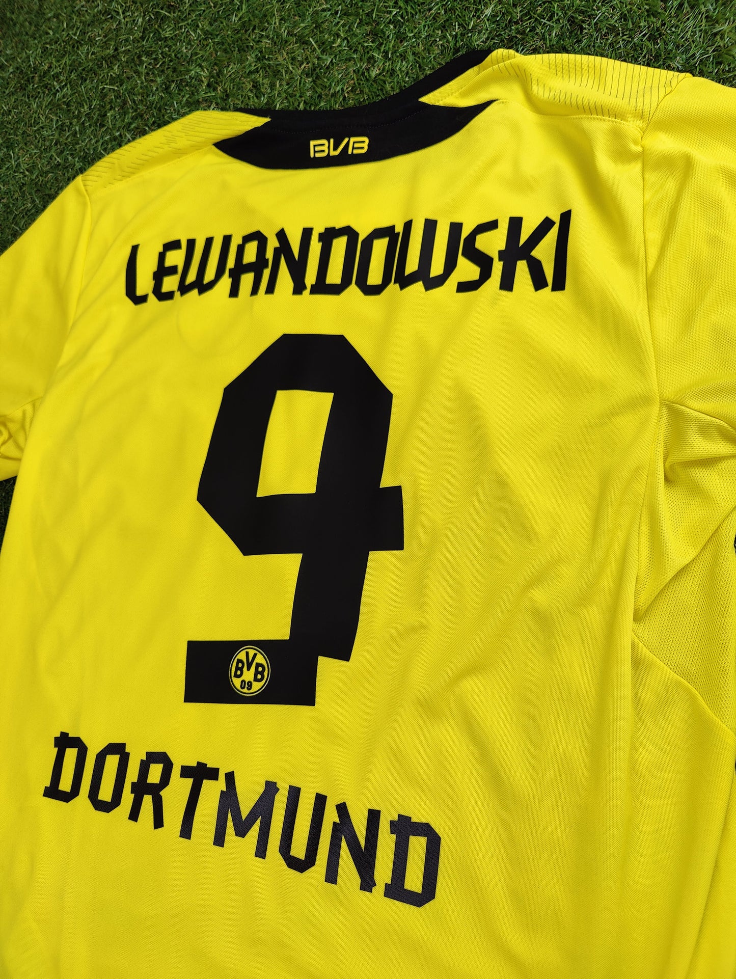 Robert Lewandowski Str. L Borussia Dortmund Hjemmebanetrøje (2013/14)