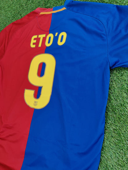 Samuel Eto’o FC Barcelona Hjemmebanetrøje – Str. XL (2008/09)