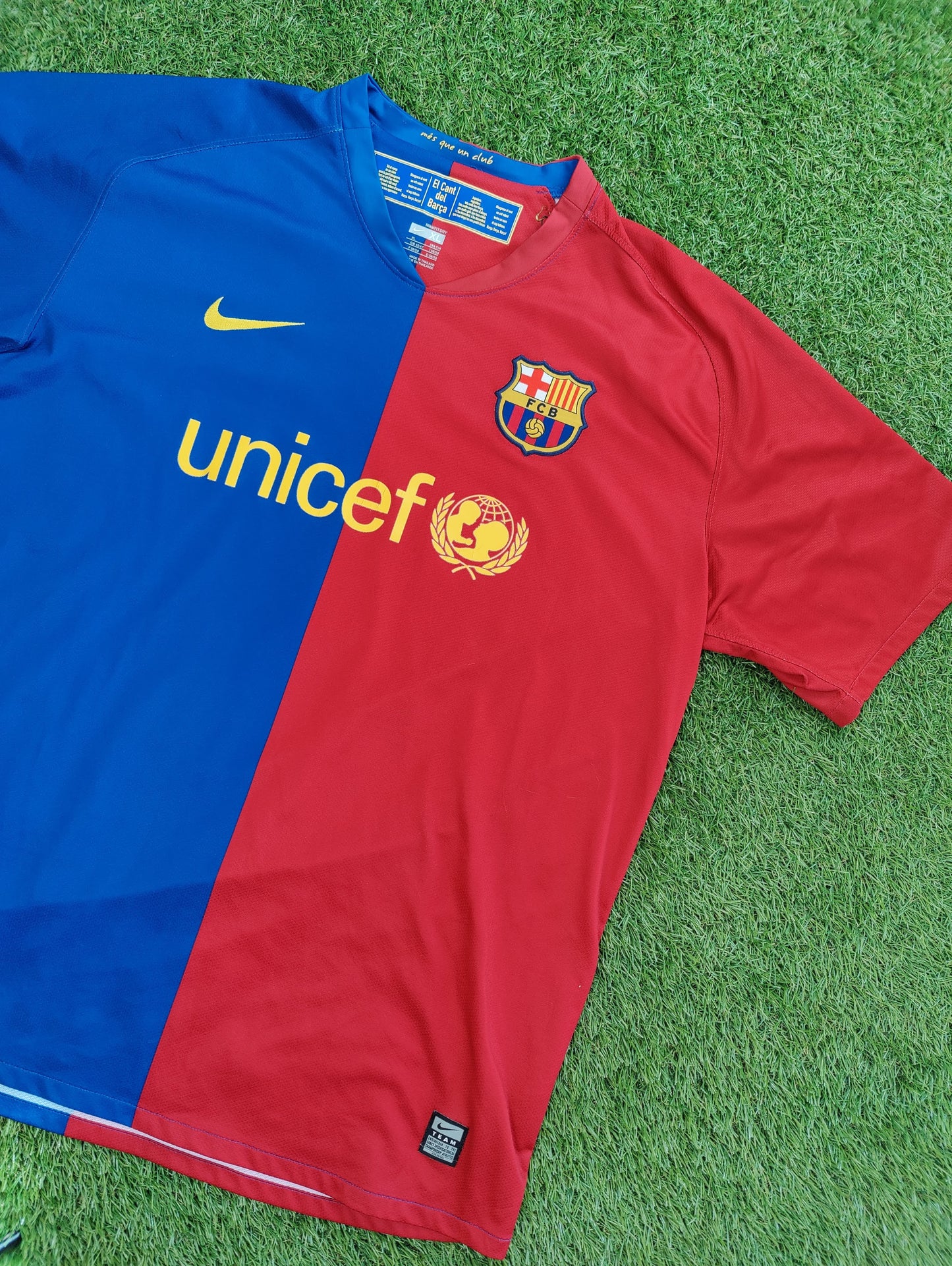Samuel Eto’o FC Barcelona Hjemmebanetrøje – Str. XL (2008/09)