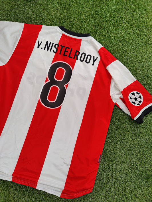 Ruud van Nistelrooy PSV Eindhoven Hjemmebanetrøje – Str. XL (1998/99)