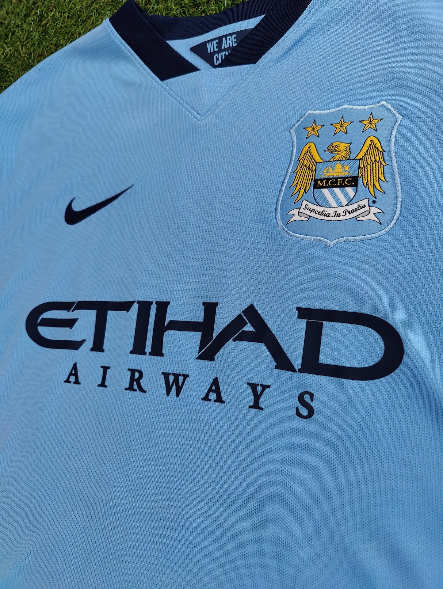 Yaya Touré Str. L Manchester City Hjemmebanetrøje (2014/15)
