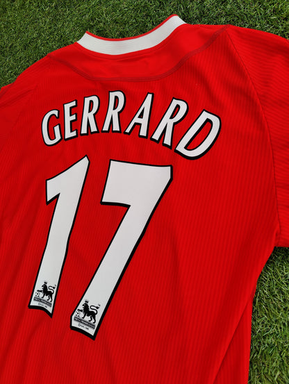 Steven Gerrard Str. L Liverpool Hjemmebanetrøje (2002/04)