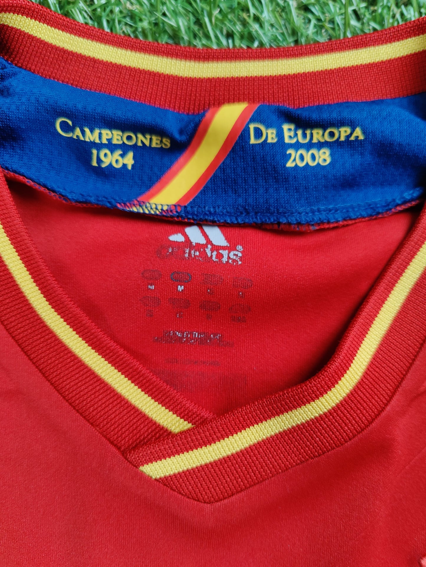 David Villa Str. Medium (M) Spanien Hjemmebanetrøje (Euro 2012)