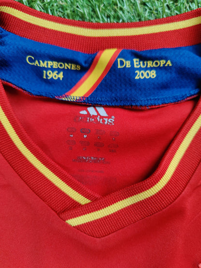 David Villa Str. Medium (M) Spanien Hjemmebanetrøje (Euro 2012)