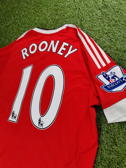 Wayne Rooney Str. Large (L) Manchester United Hjemmebanetrøje (2015/16)