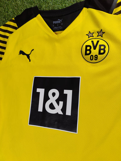 Erling Haaland Str. Medium (M) Borussia Dortmund Hjemmebanetrøje (2021/22)
