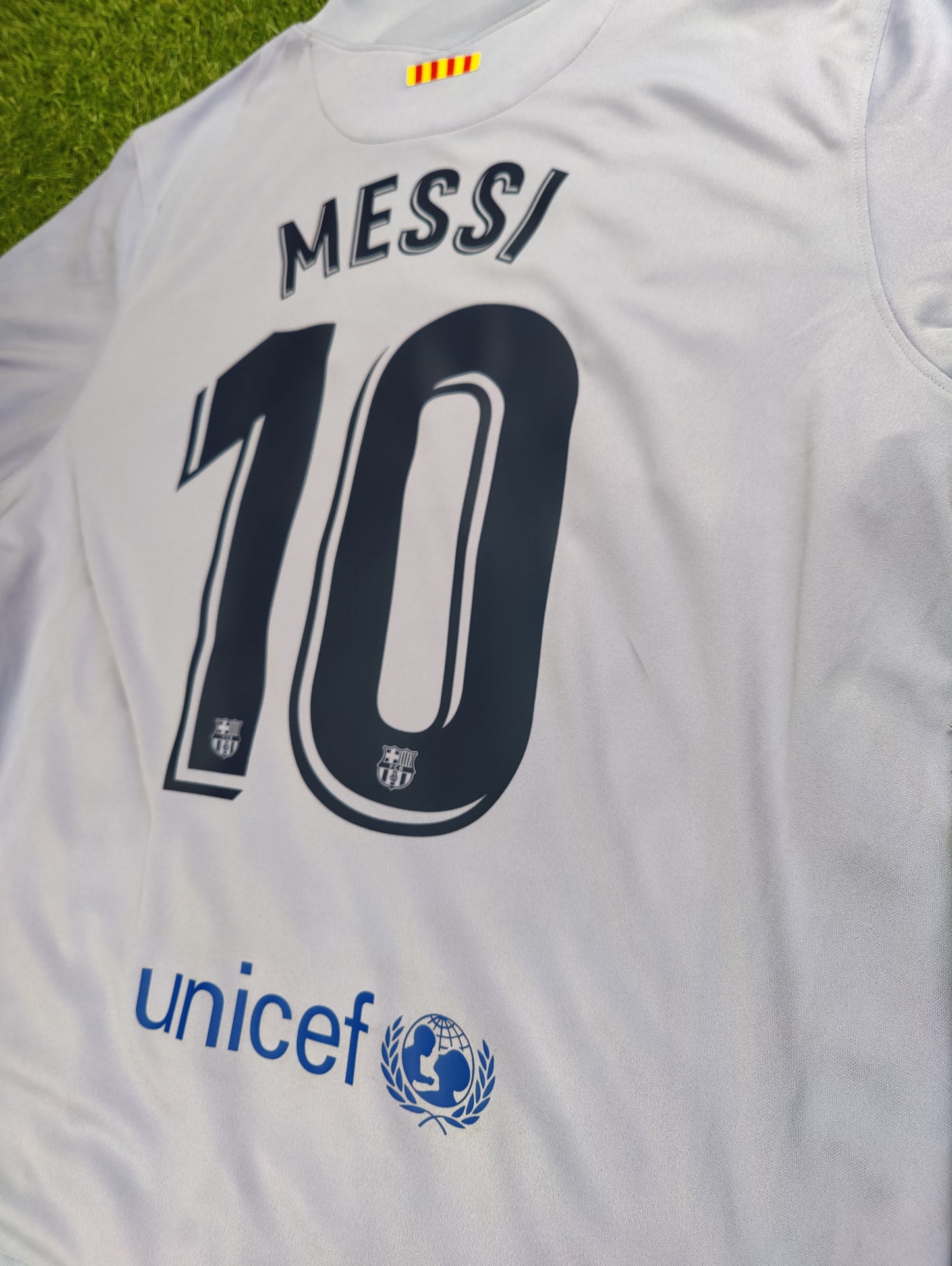 Lionel Messi Str. XL Barcelona Udebanetrøje (2021/22)