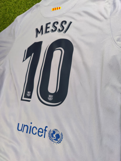 Lionel Messi Str. XL Barcelona Udebanetrøje (2021/22)