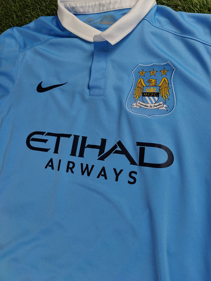Yaya Touré Str. Medium (M) Manchester City Hjemmebanetrøje (2015/16)