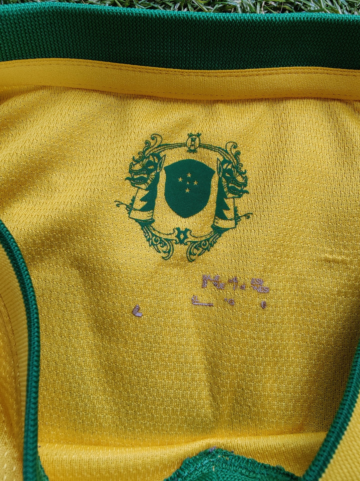 Neymar Jr. Str. XL Brasilien Hjemmebanetrøje (2013)