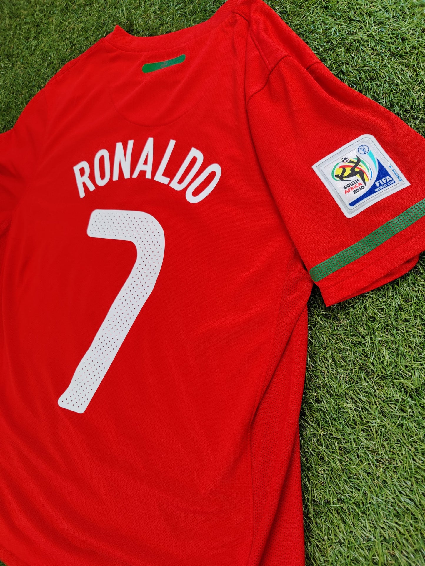 Cristiano Ronaldo Str. M Portugal Hjemmebanetrøje (VM 2010)