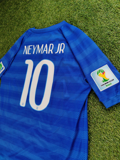 Neymar Jr. Str. L Brasilien Udebanetrøje (VM 2014)