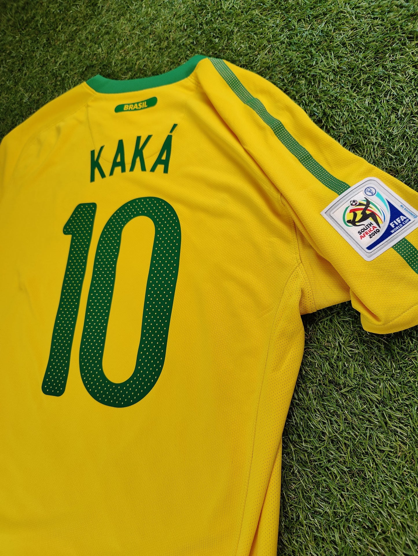Kaká Str. L Brasilien Hjemmebanetrøje (VM 2010)
