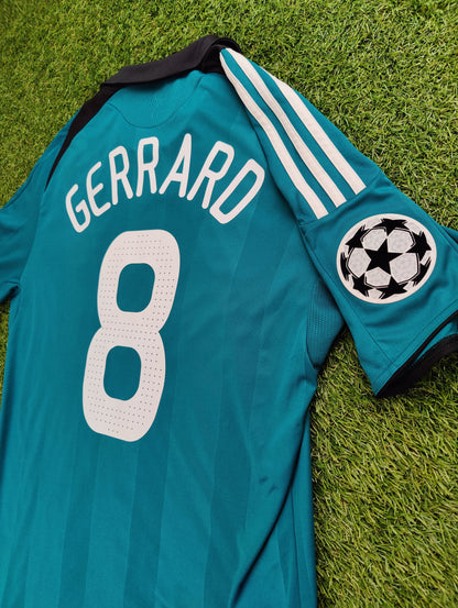 Steven Gerrard Str. M Liverpool 3. trøje (2008/09)