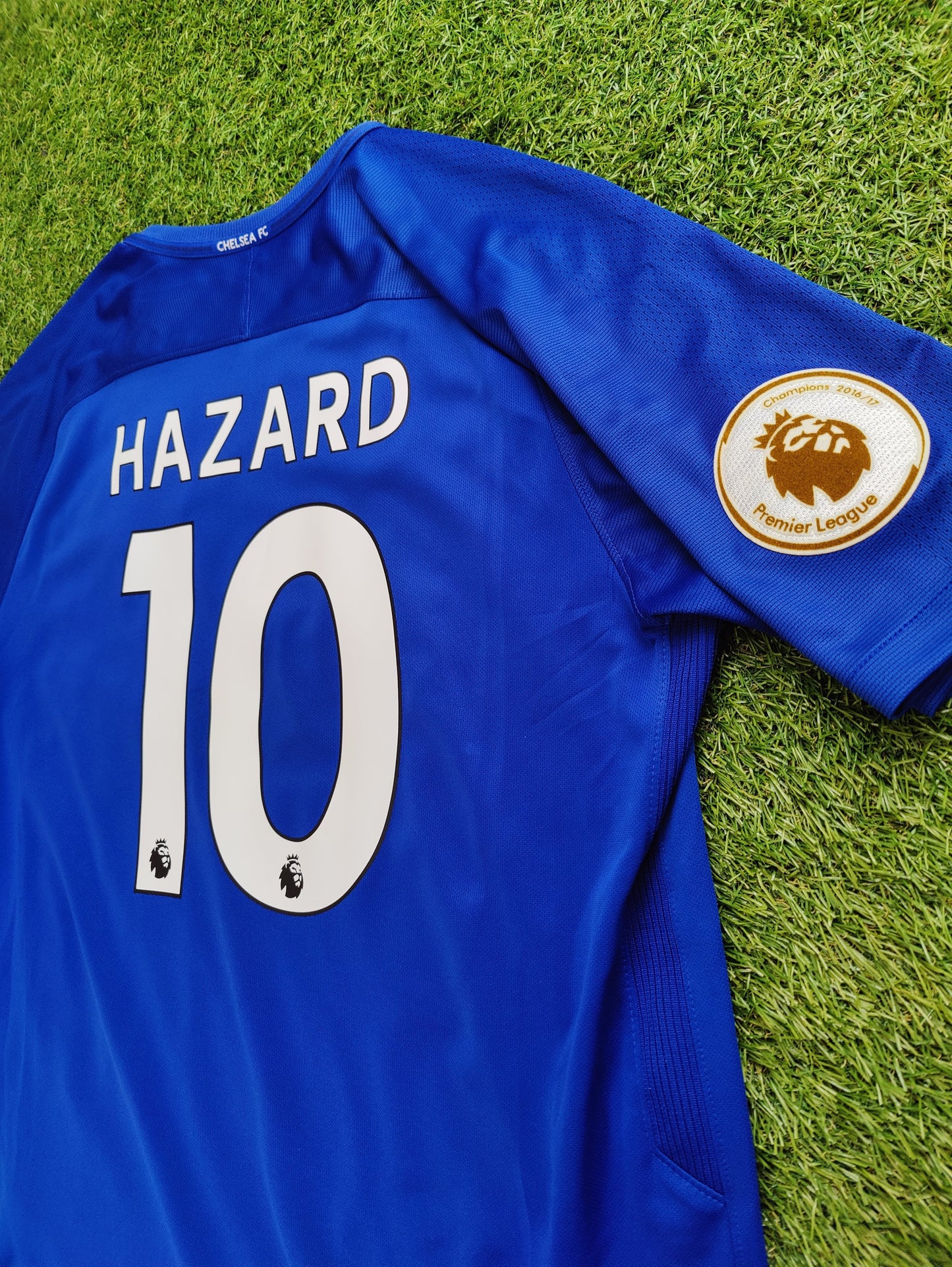 Eden Hazard Str. XL Chelsea Hjemmebanetrøje (2017/18)