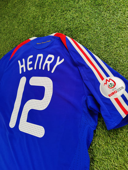 Thierry Henry Str. XL Frankrig Hjemmebanetrøje (Euro 2008)