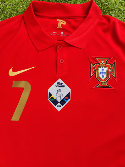 Cristiano Ronaldo Str. L Portugal Hjemmebanetrøje (Euro 2020)