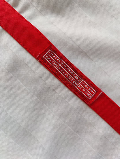 David Beckham Str. XL England Hjemmebanetrøje (VM 2002)