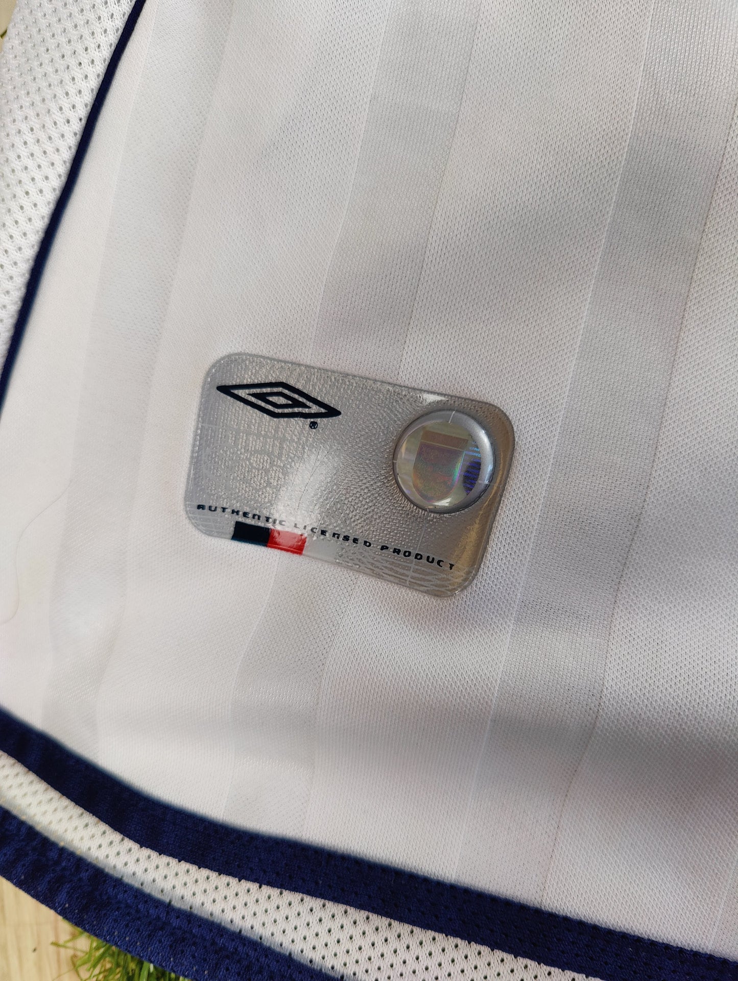 David Beckham Str. XL England Hjemmebanetrøje (VM 2002)